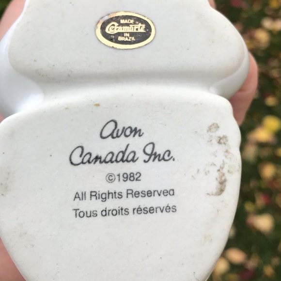 Vintage 1982 Avon ceramic potpourri frog floral figurine - Picture 7 of 7